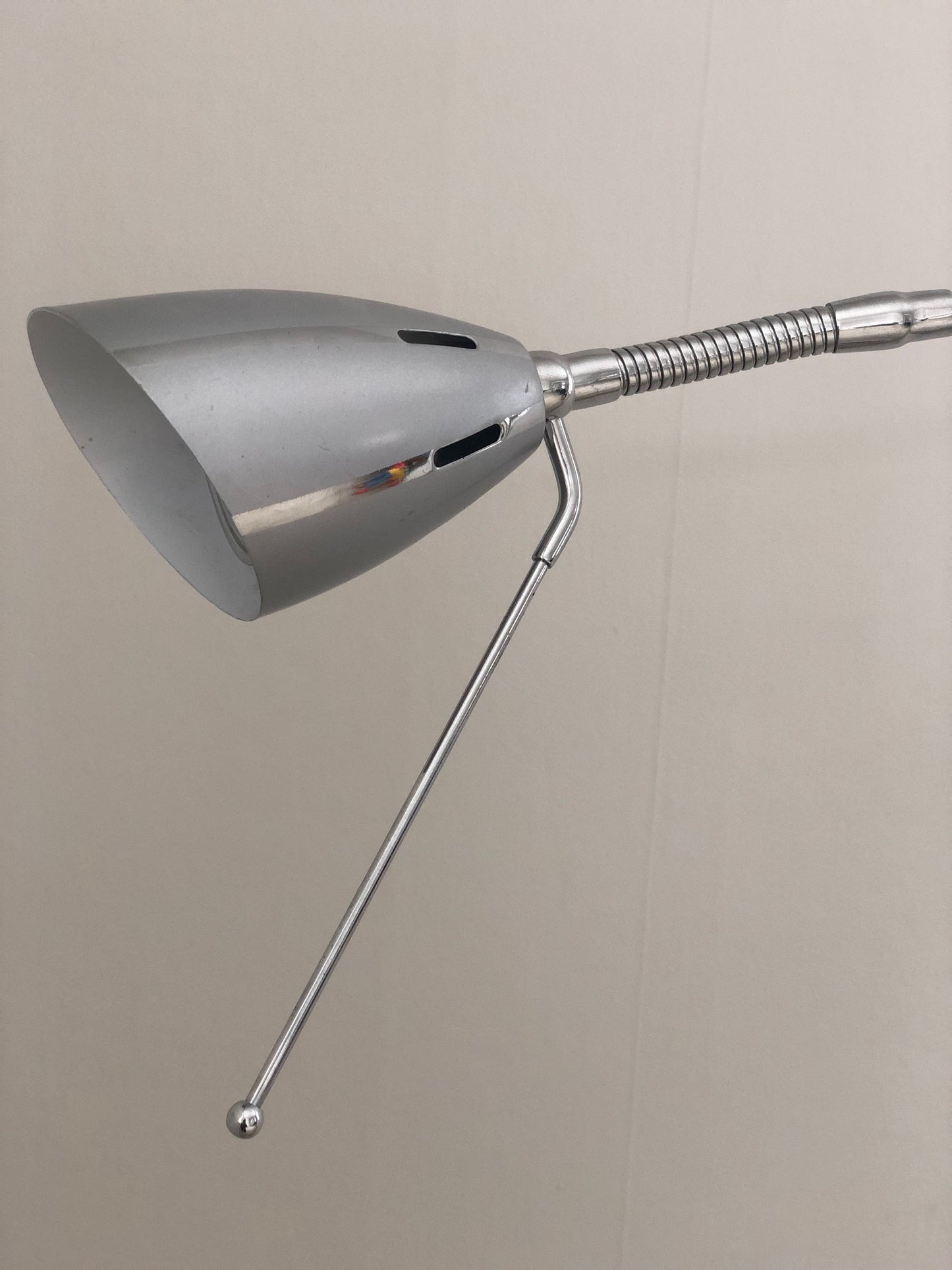Vintage Metal Floor Lamp Facklam Sweden 1970s