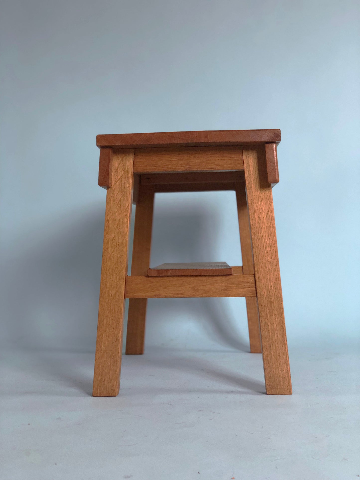 Vintage Sturdy Stool or Side Table 1980s