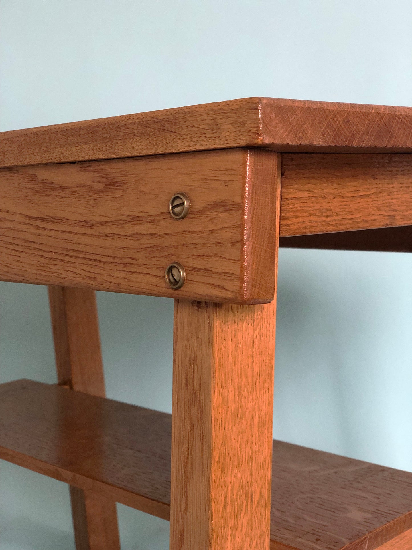 Vintage Sturdy Stool or Side Table 1980s