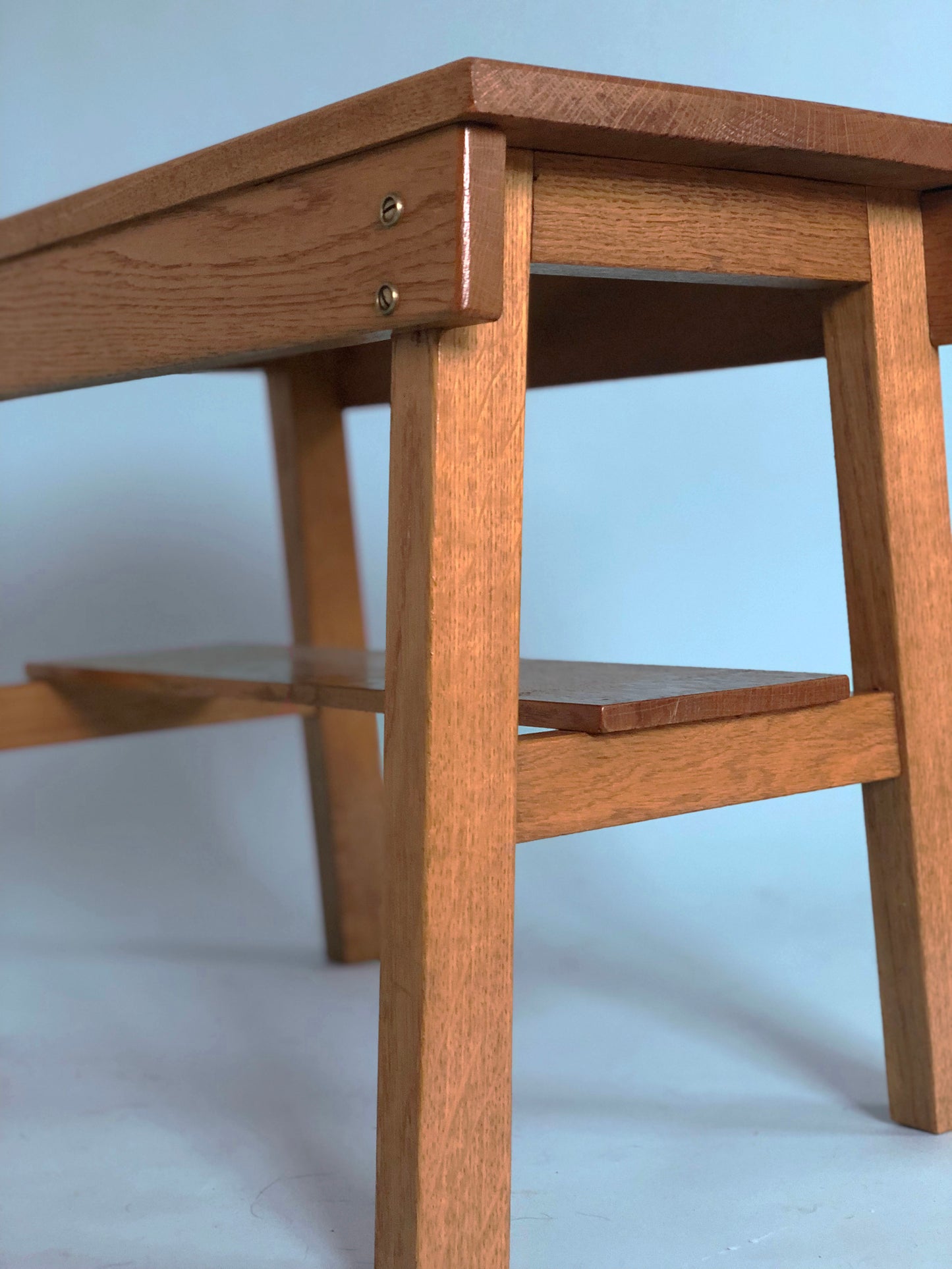 Vintage Sturdy Stool or Side Table 1980s
