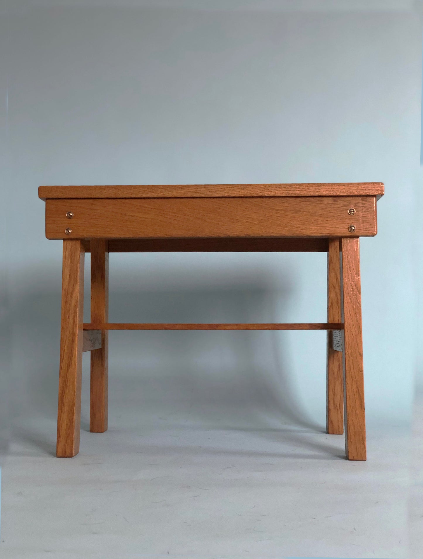 Vintage Sturdy Stool or Side Table 1980s