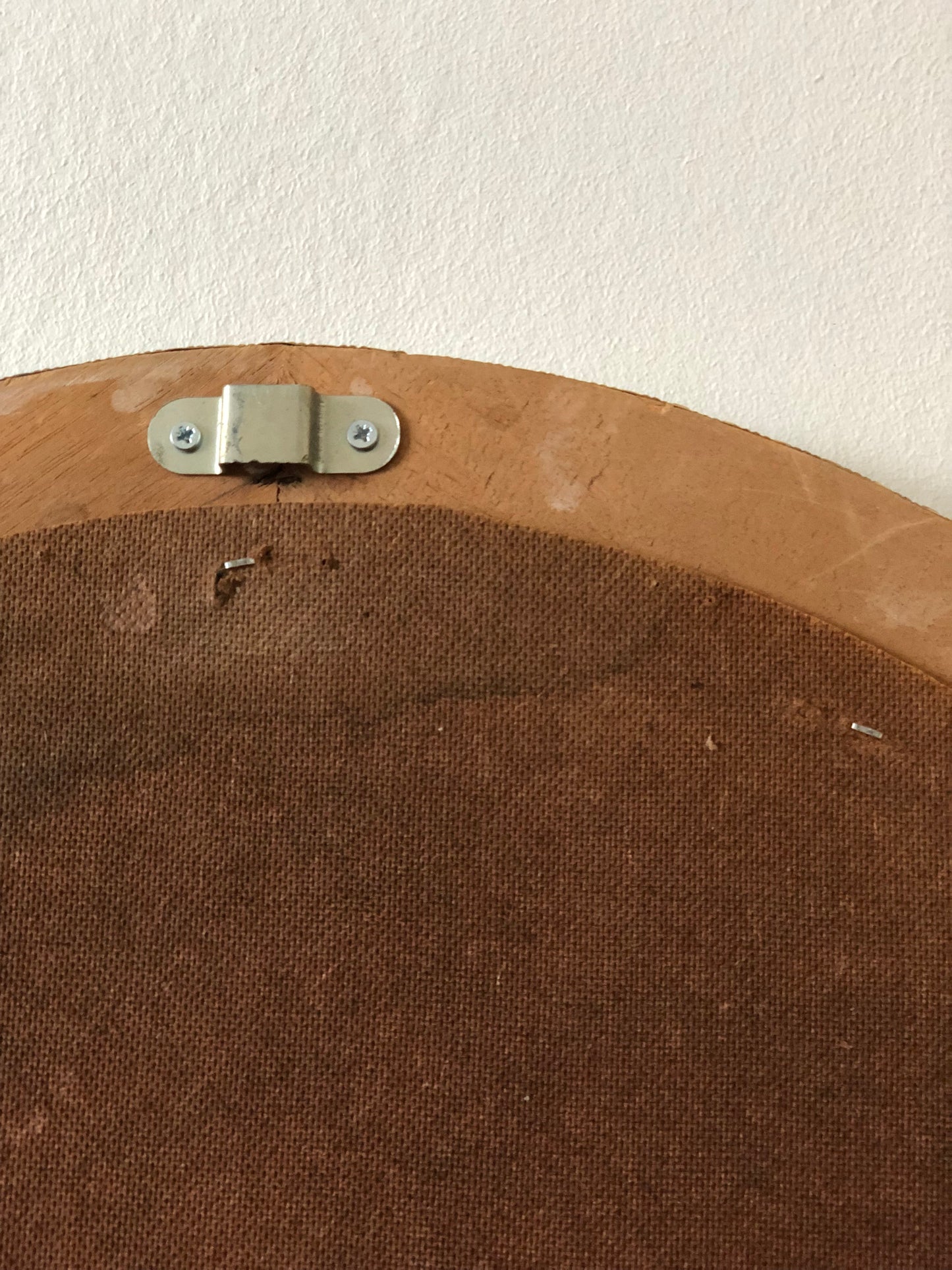 Vintage Venetian Oval Mirror Hollywood Regency in Gold Spain 1990s