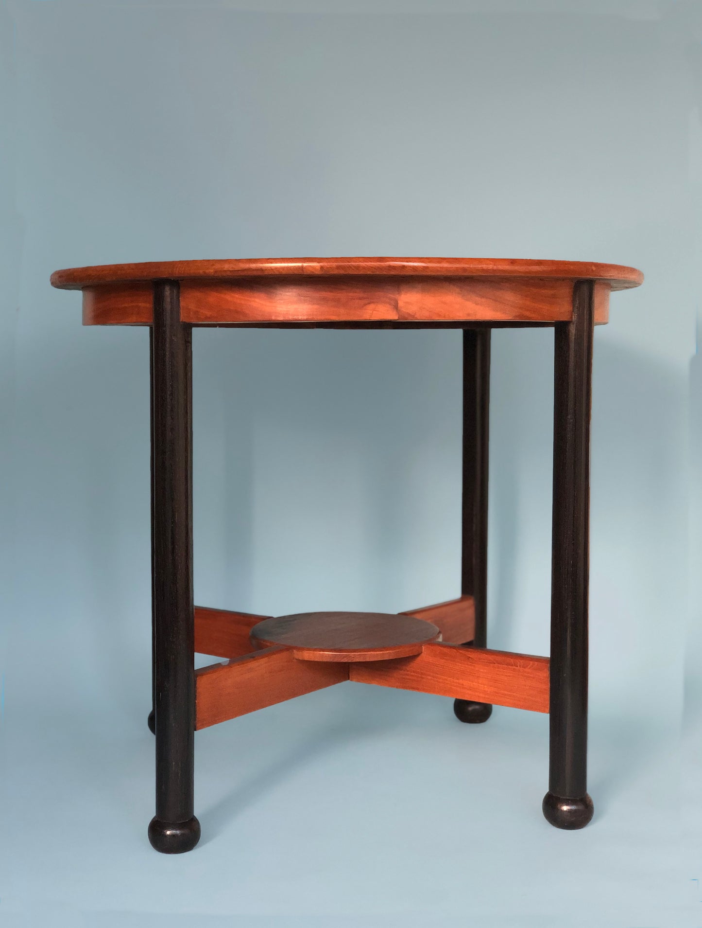 Colonial Art Deco Sitting Area From Indonesia “Amsterdam School” 1920s. Set of 3
