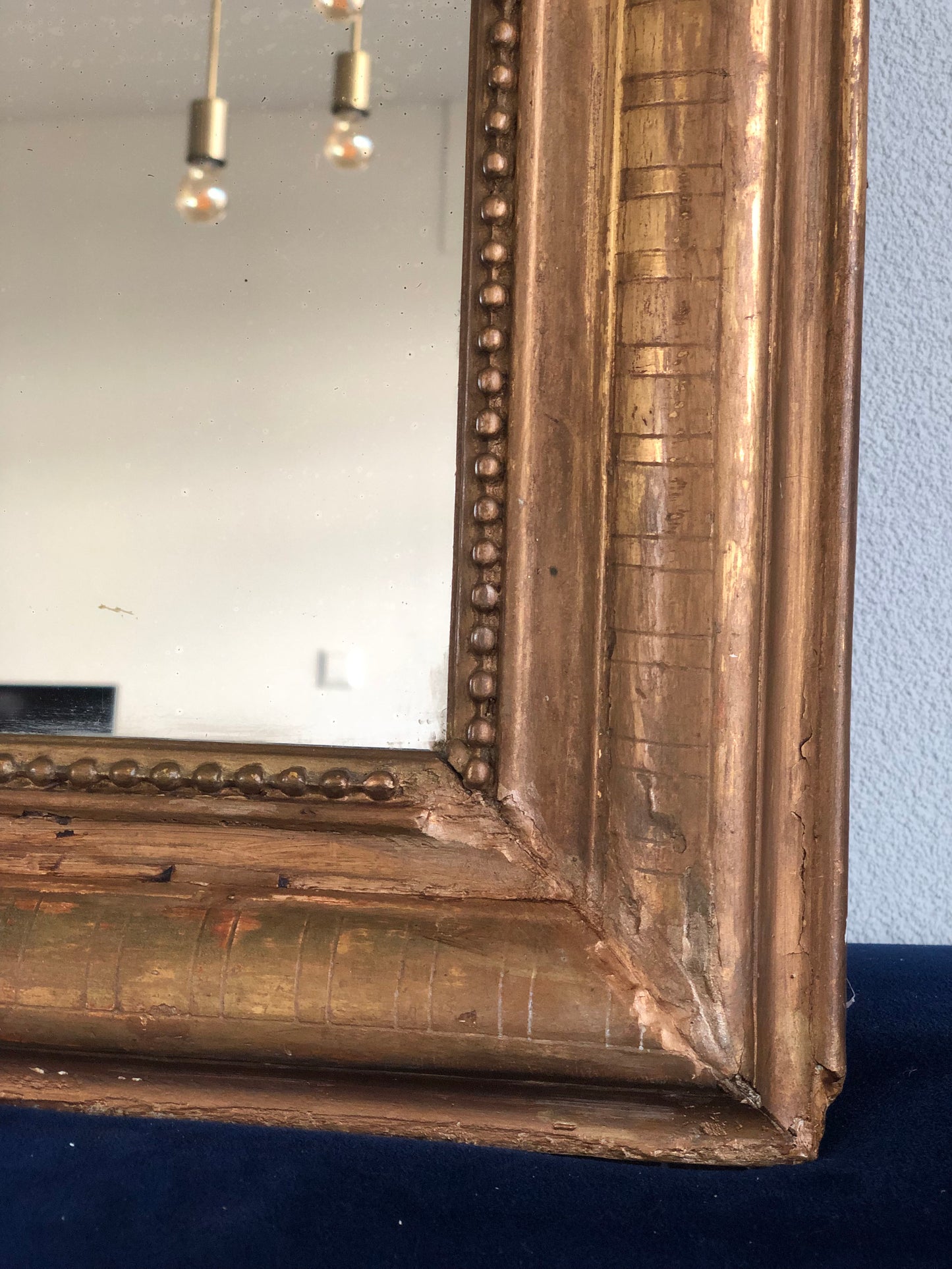 19th Century French Giltwood Louis Philippe Mirror
