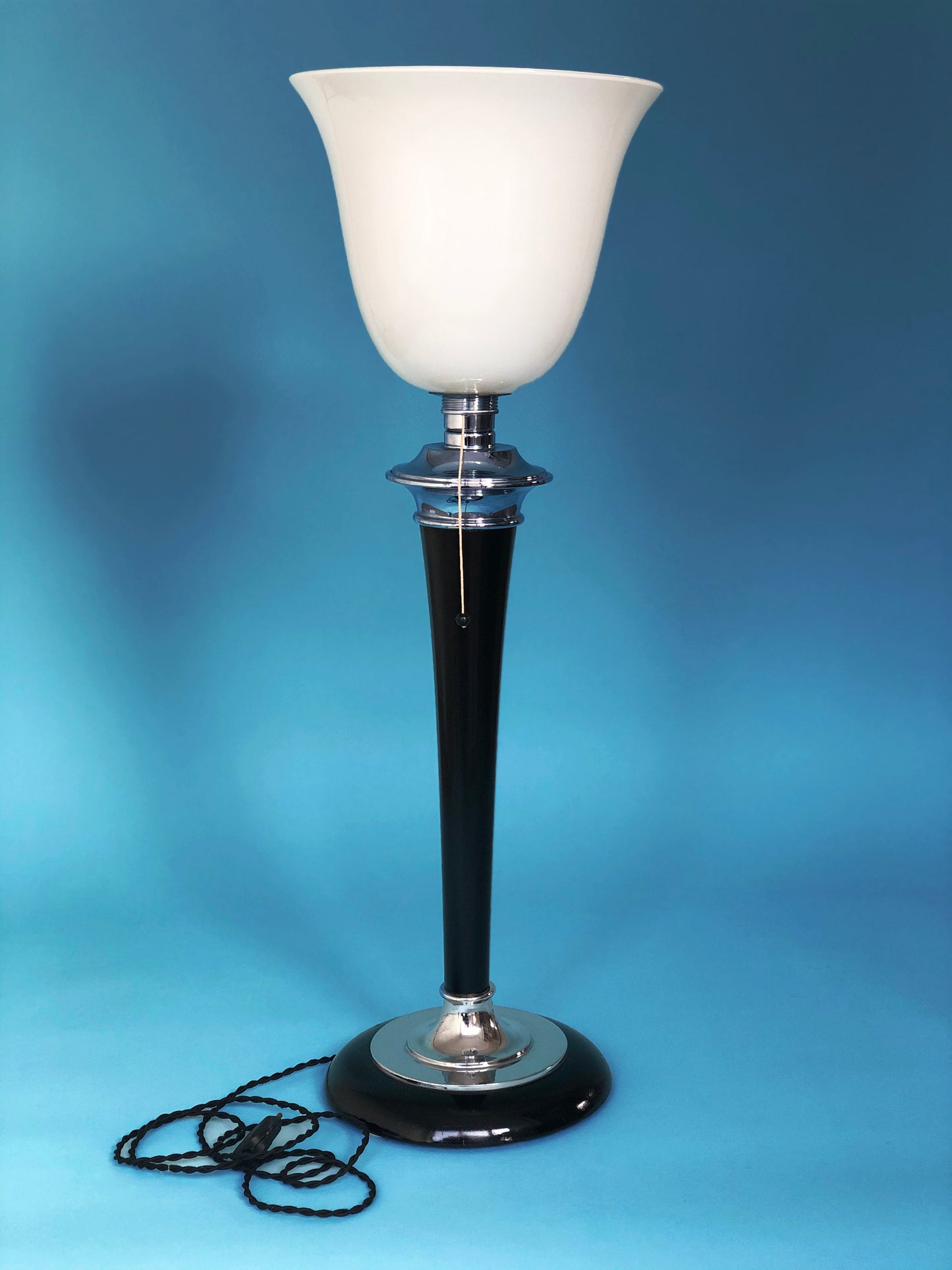 Artdeco Mazda Table Lamp Black