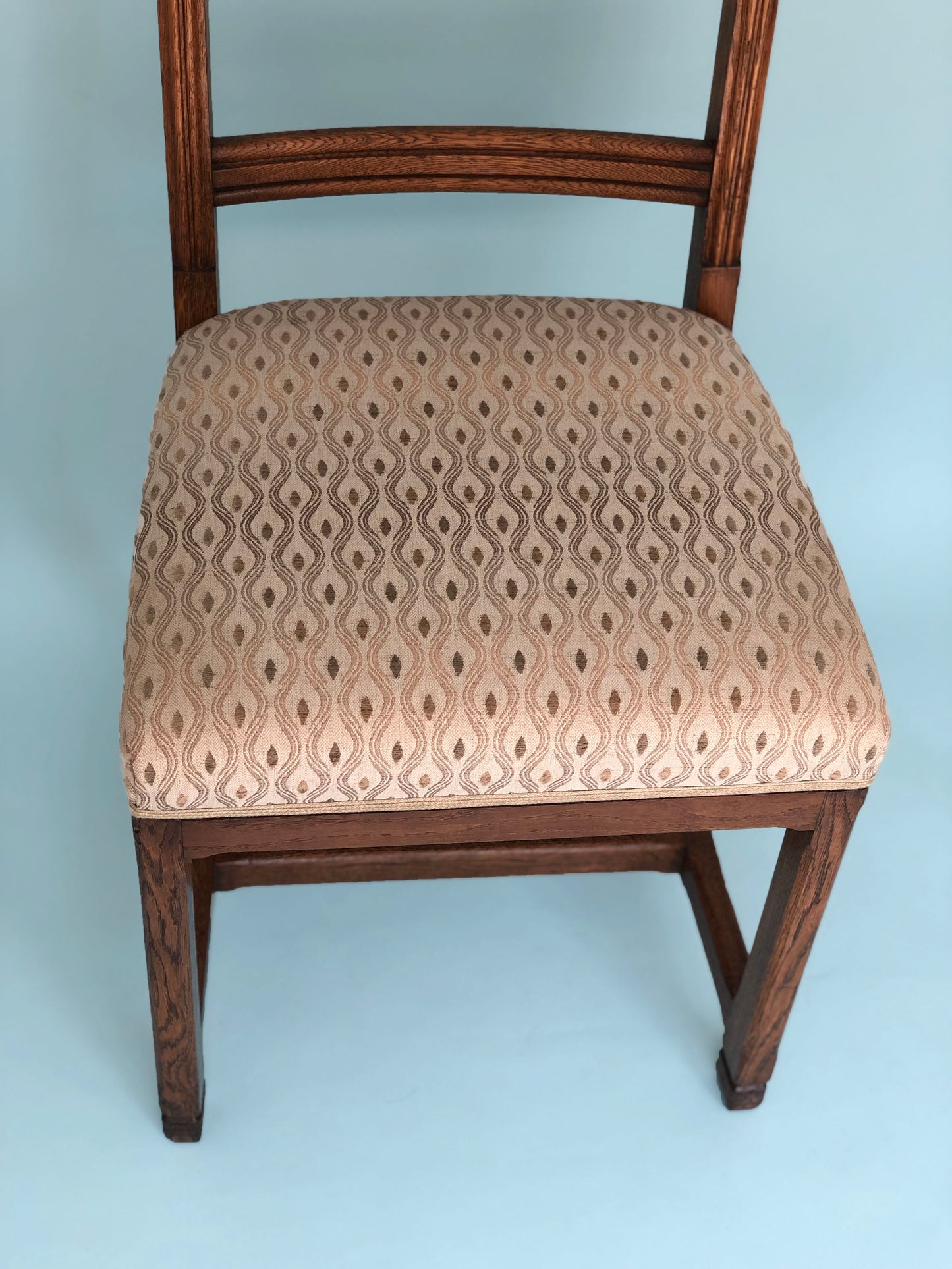 Arts & Crafts Oak Dining Chairs H.P. Berlage Holland 1910s Set of 2