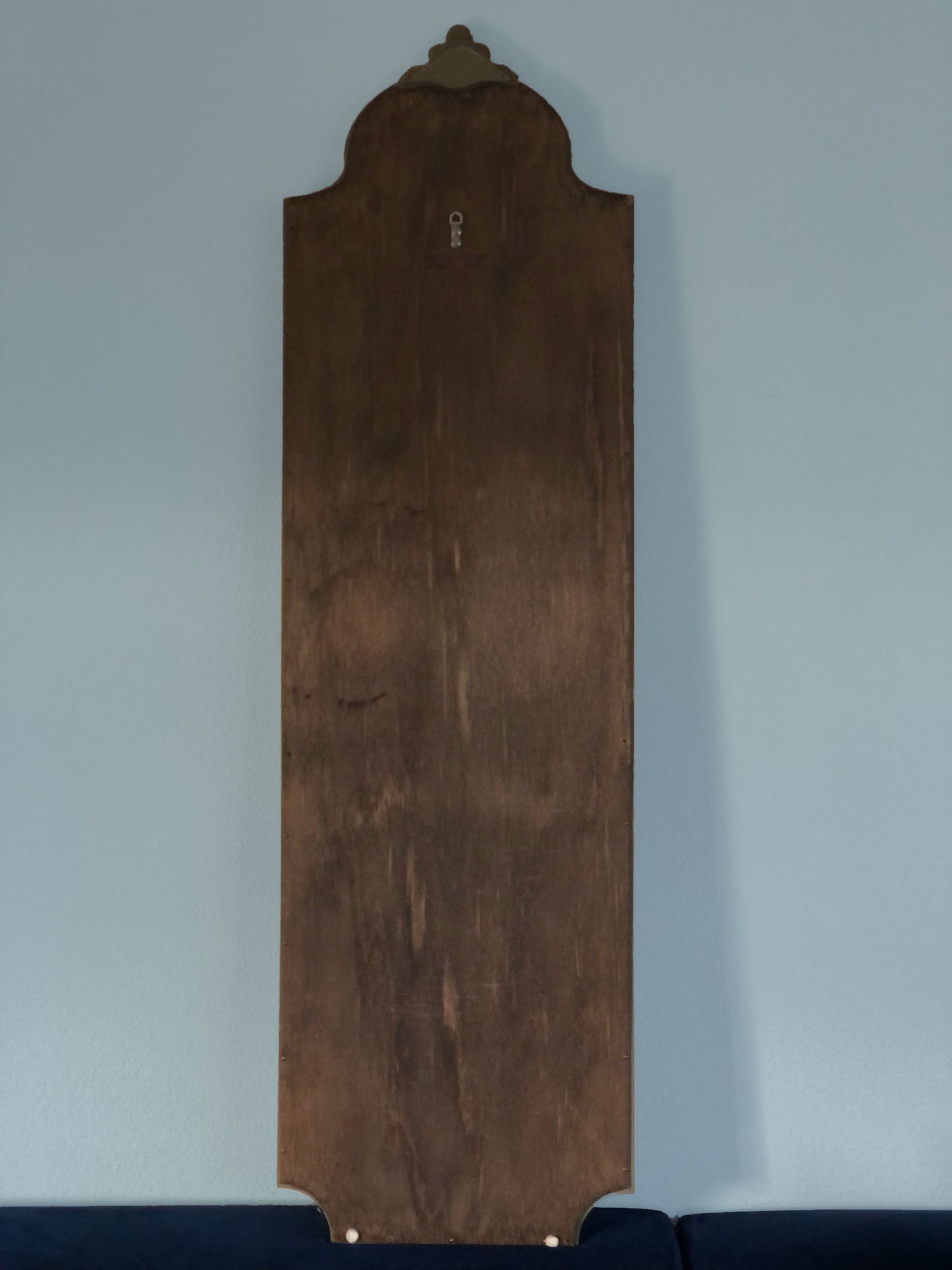 Reserved Deknudt Full Length Crested Giltwood Mirror 1970s