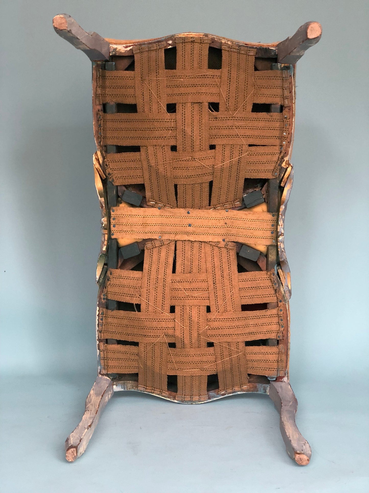 French Louis XV Style Carved Bench Late 19th century