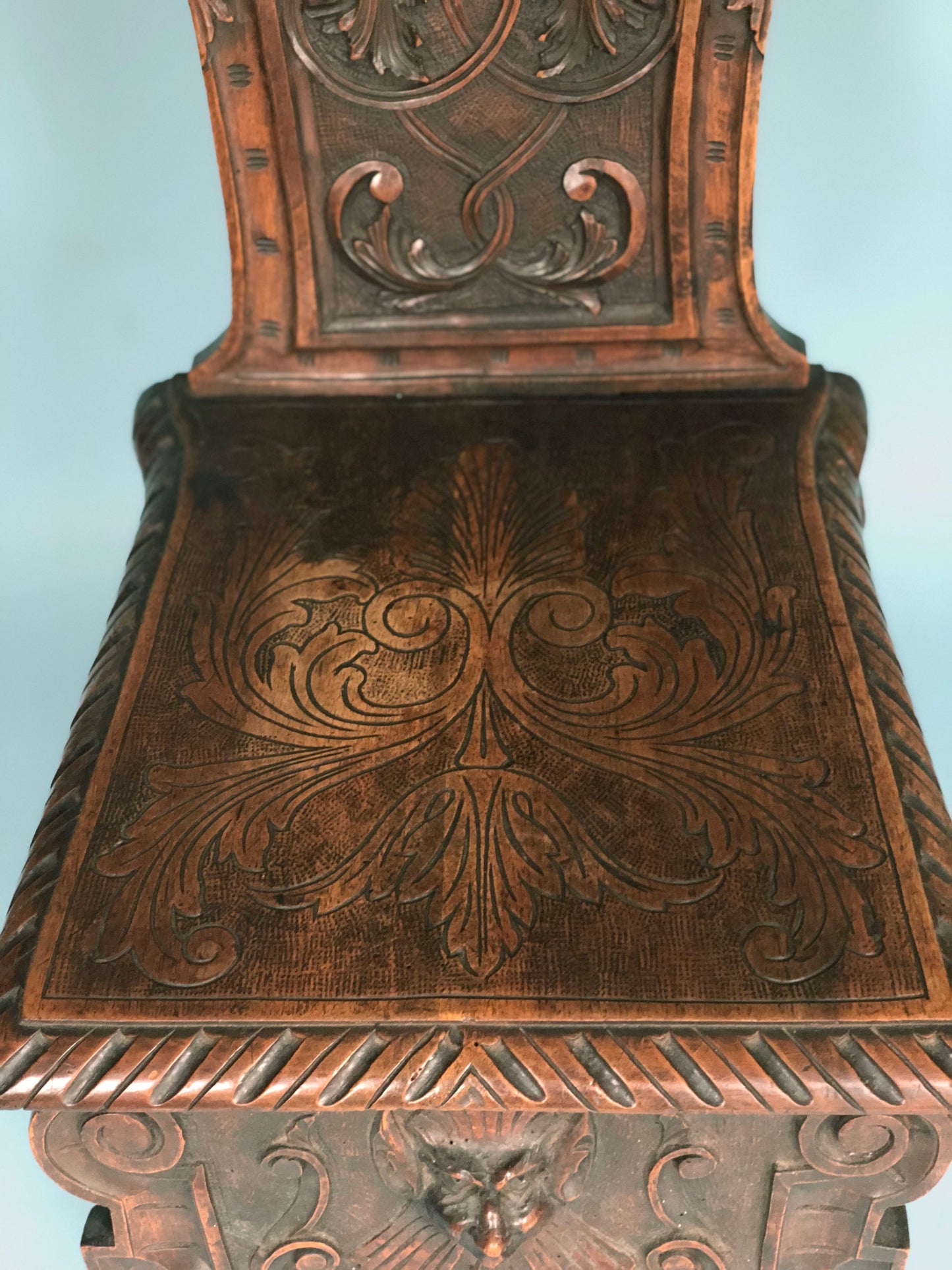 Italian Sgabello Chair Renaissance Style Late 19th Century