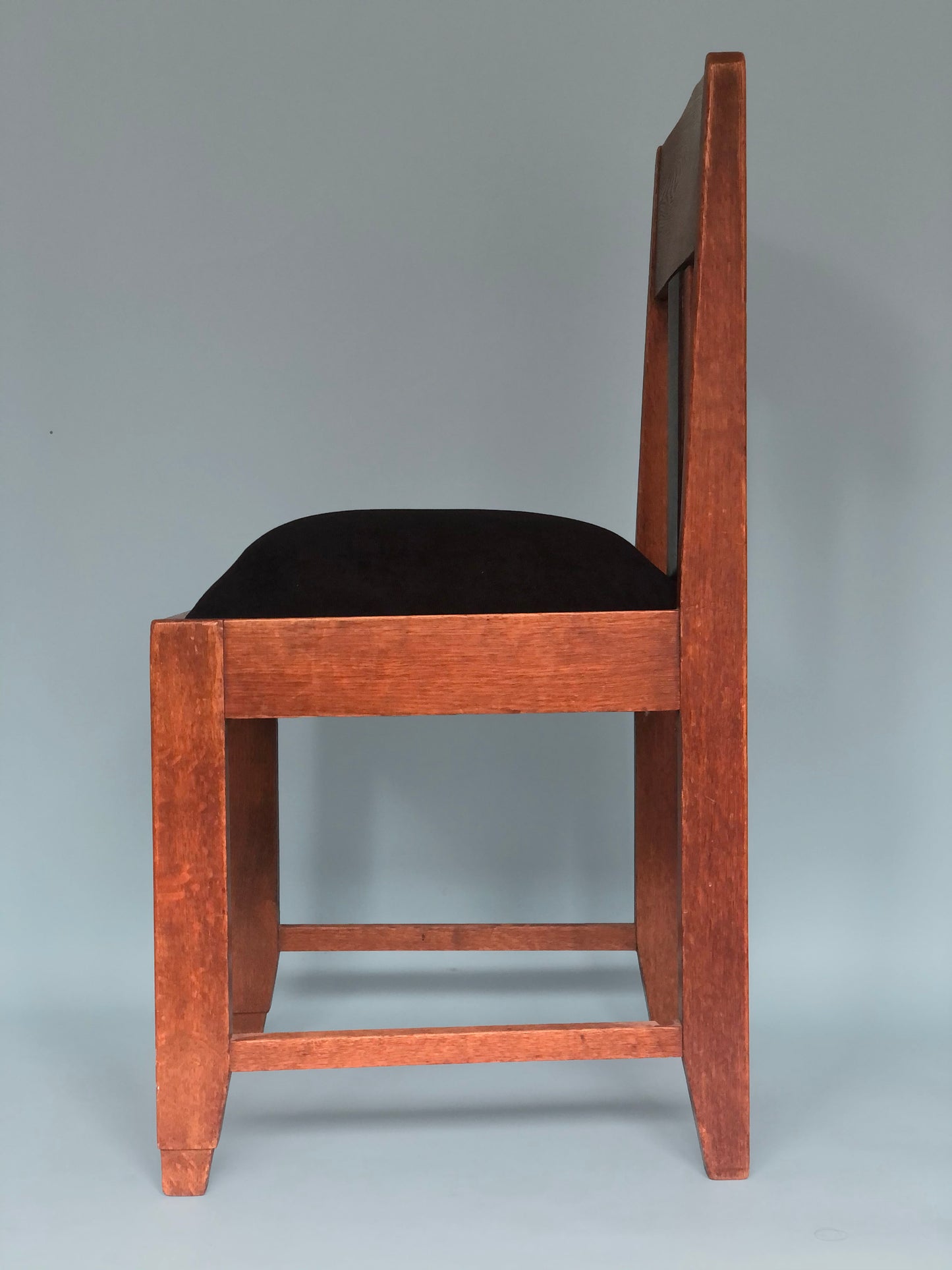 Oak Art Deco Amsterdam School Chairs 1920s. Set of 2