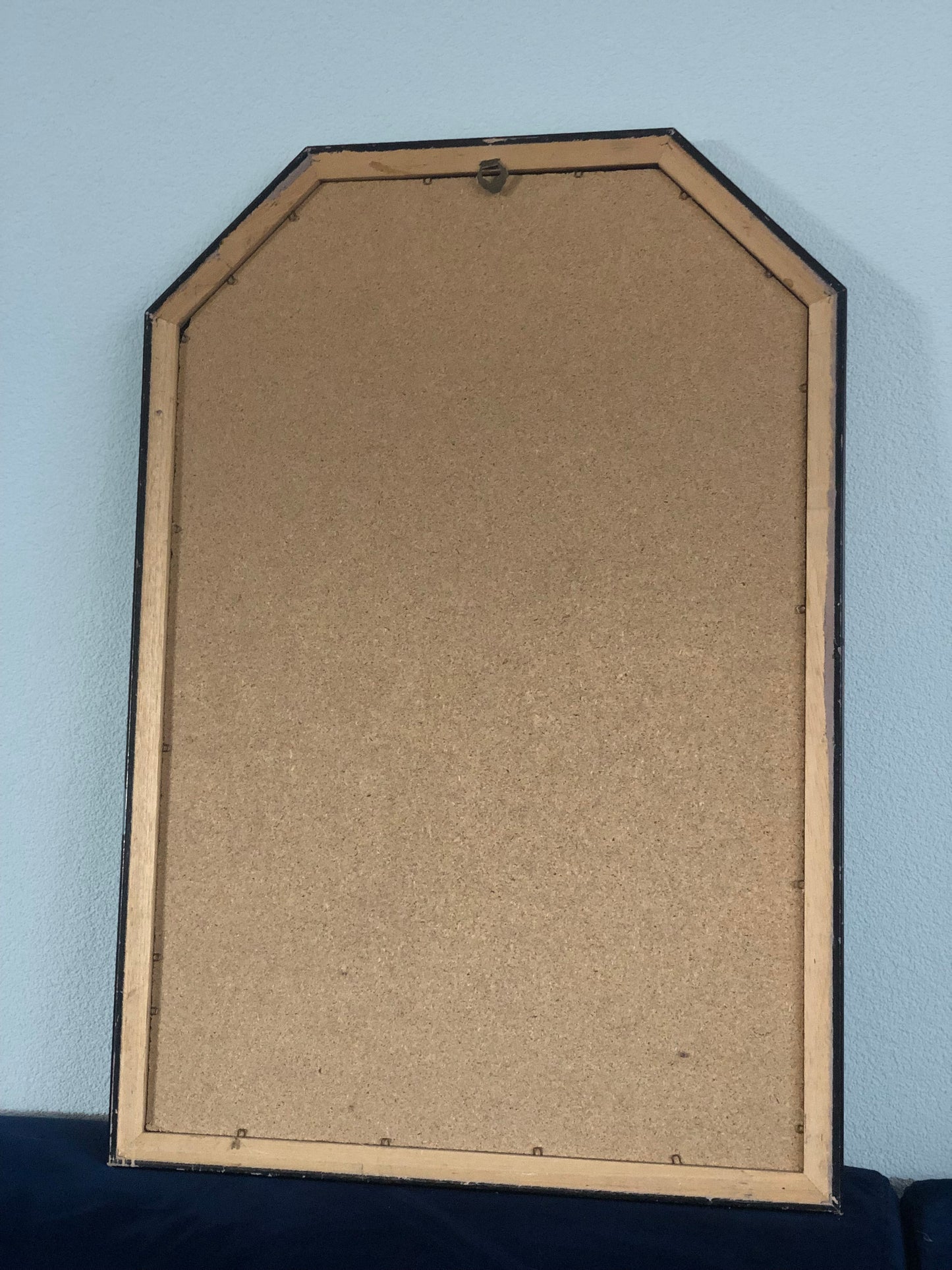 Vintage Facet-Cut Mirror In Gold And Silver 1970s