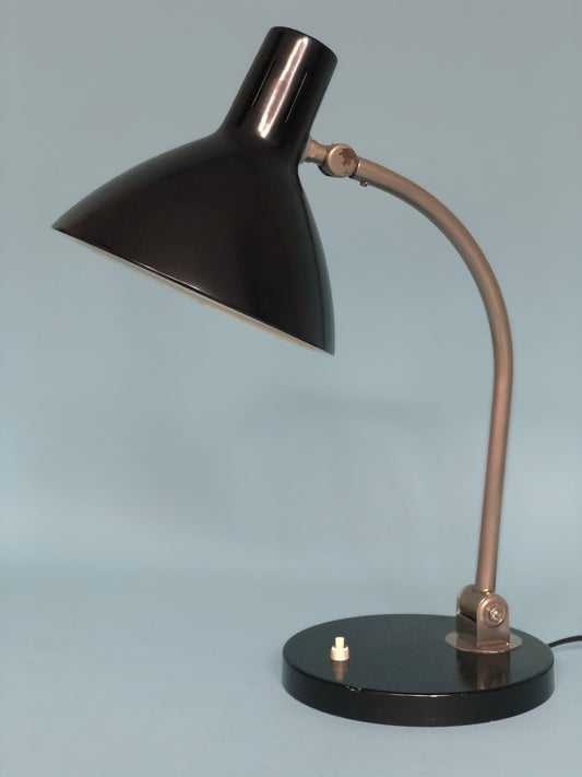 Vintage Metal Desk Lamp, Design Busquet For Hala Zeist, Model no. 31