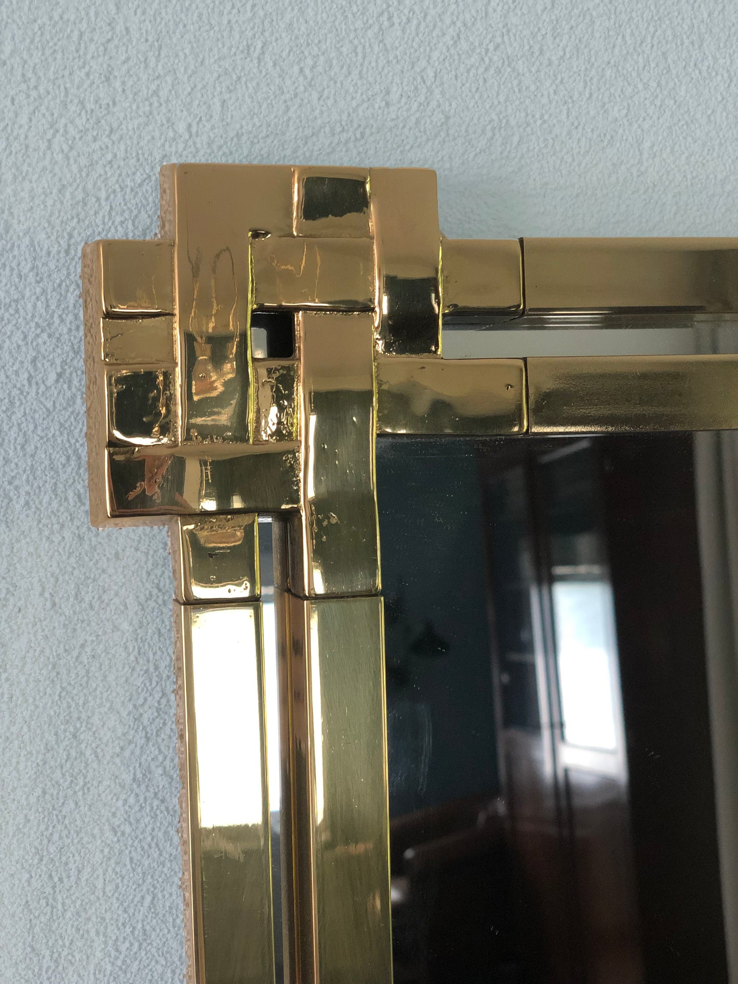 Vintage Mirror By Massimo Scolari For Valenti 1970s