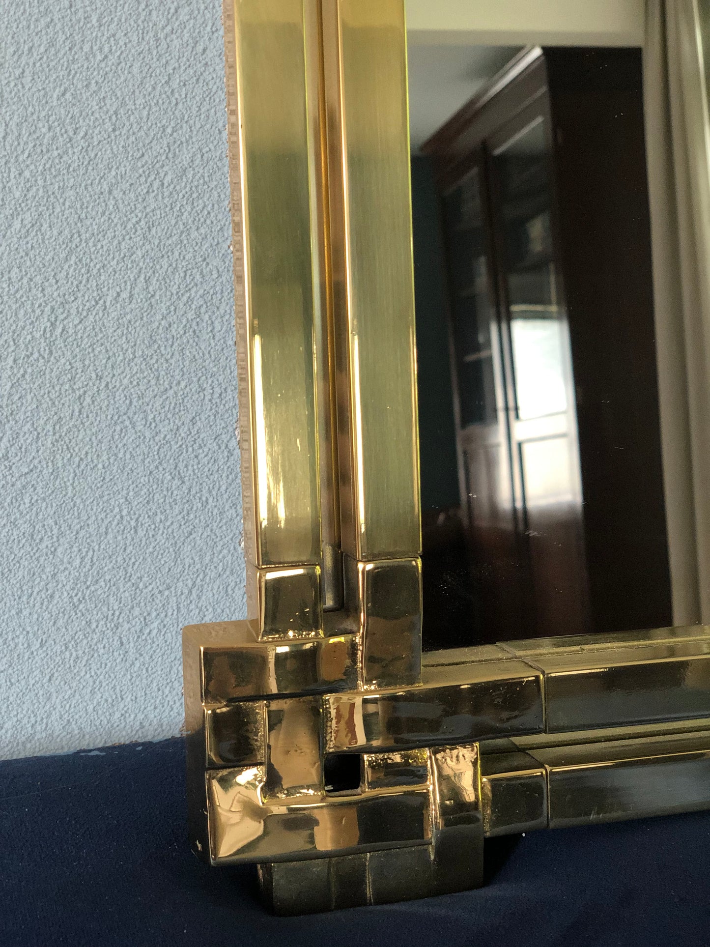 Vintage Mirror By Massimo Scolari For Valenti 1970s