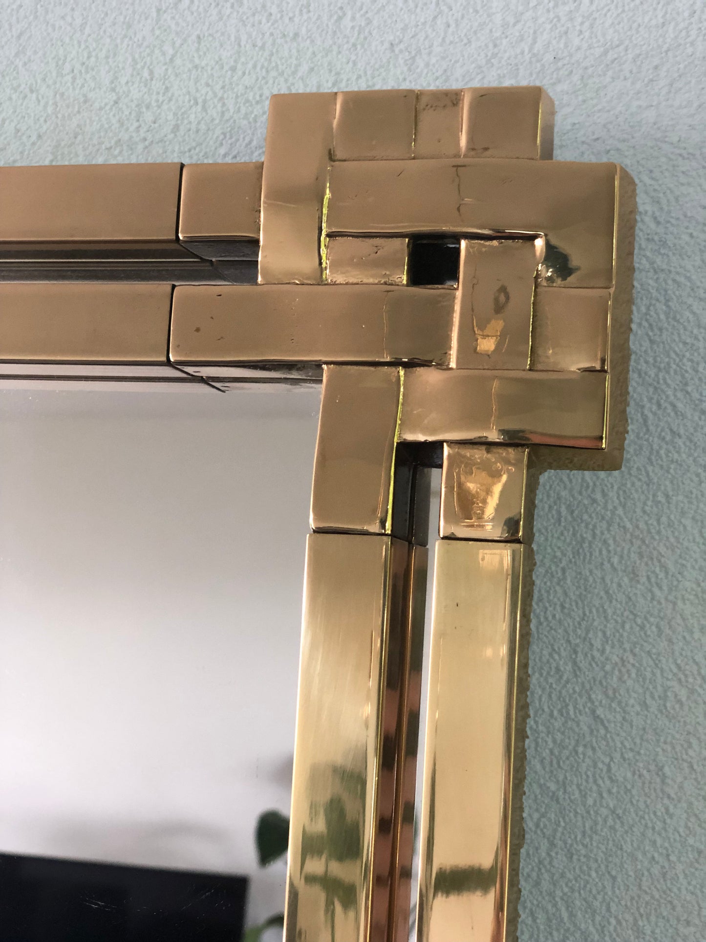 Vintage Mirror By Massimo Scolari For Valenti 1970s