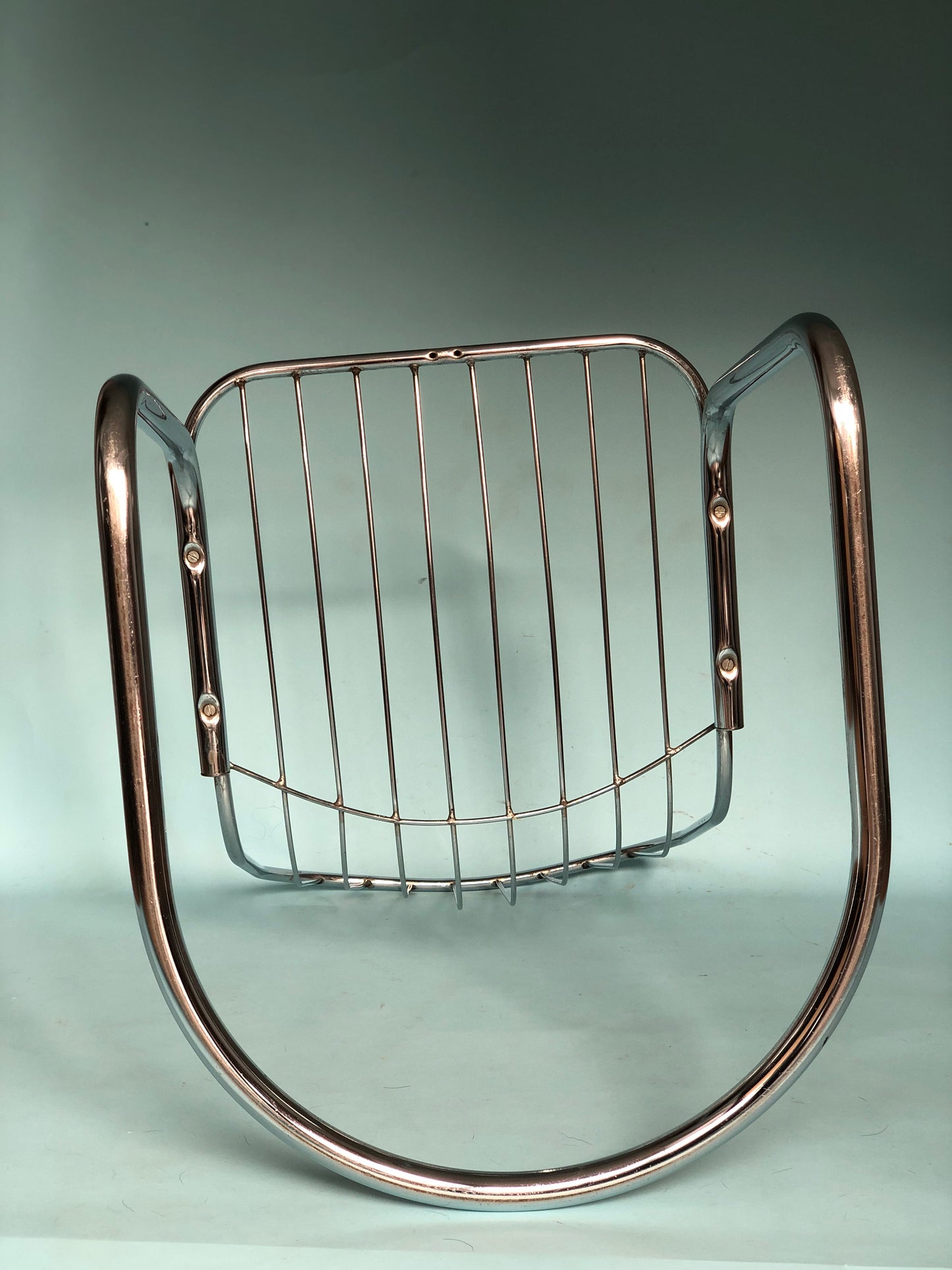 Chrome Vintage Dining Chairs By Gastone Rinaldi For RIMA Set Of 2
