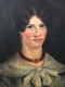 Reserved 19th Century Oil Painting Portrait of a Woman