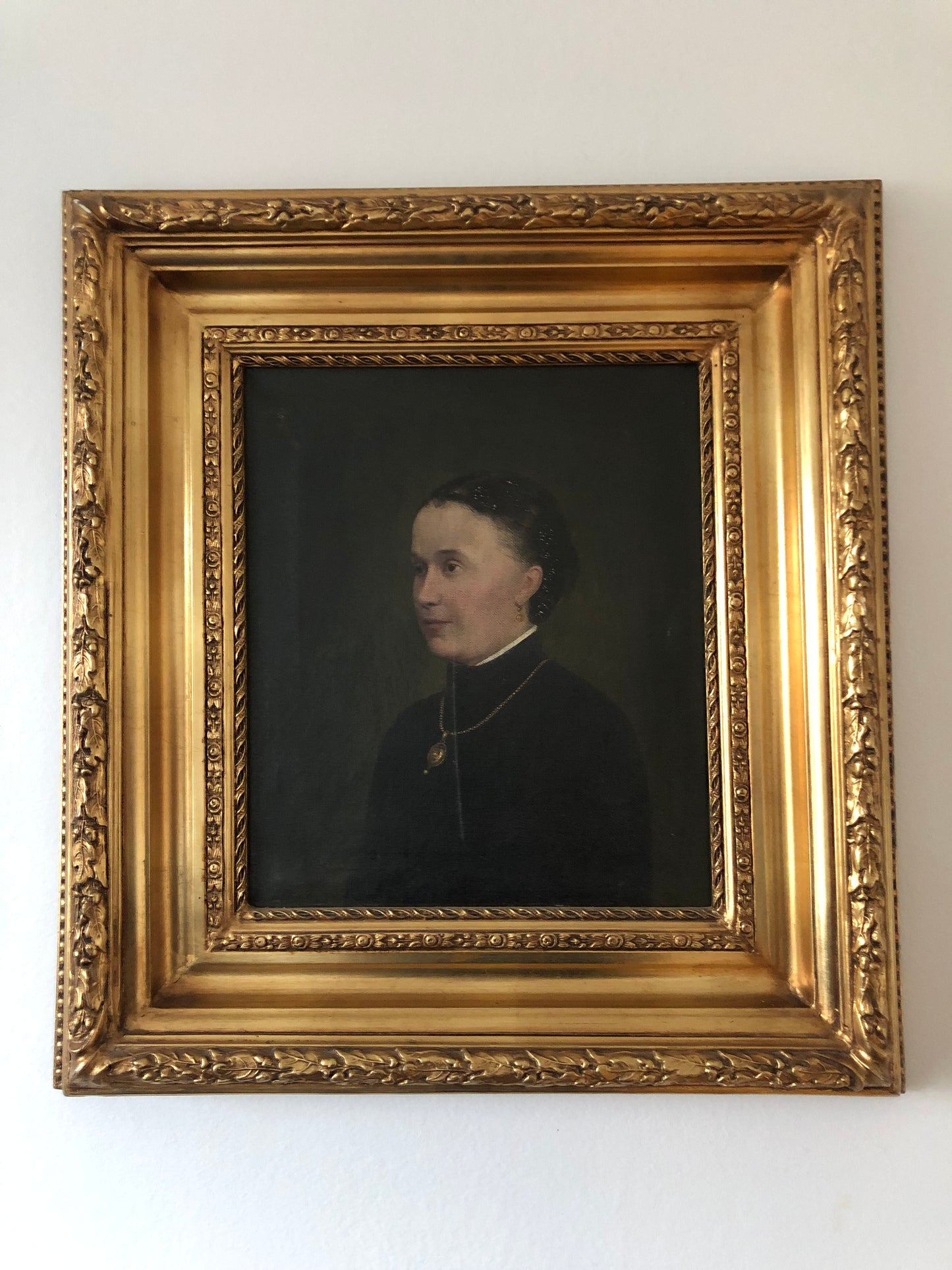 19th century Portrait Painting of a Danish Lady