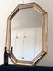 Vintage LaBarge Giltwood Mirror Hollywood Regency Faux Bamboo Italy 1970