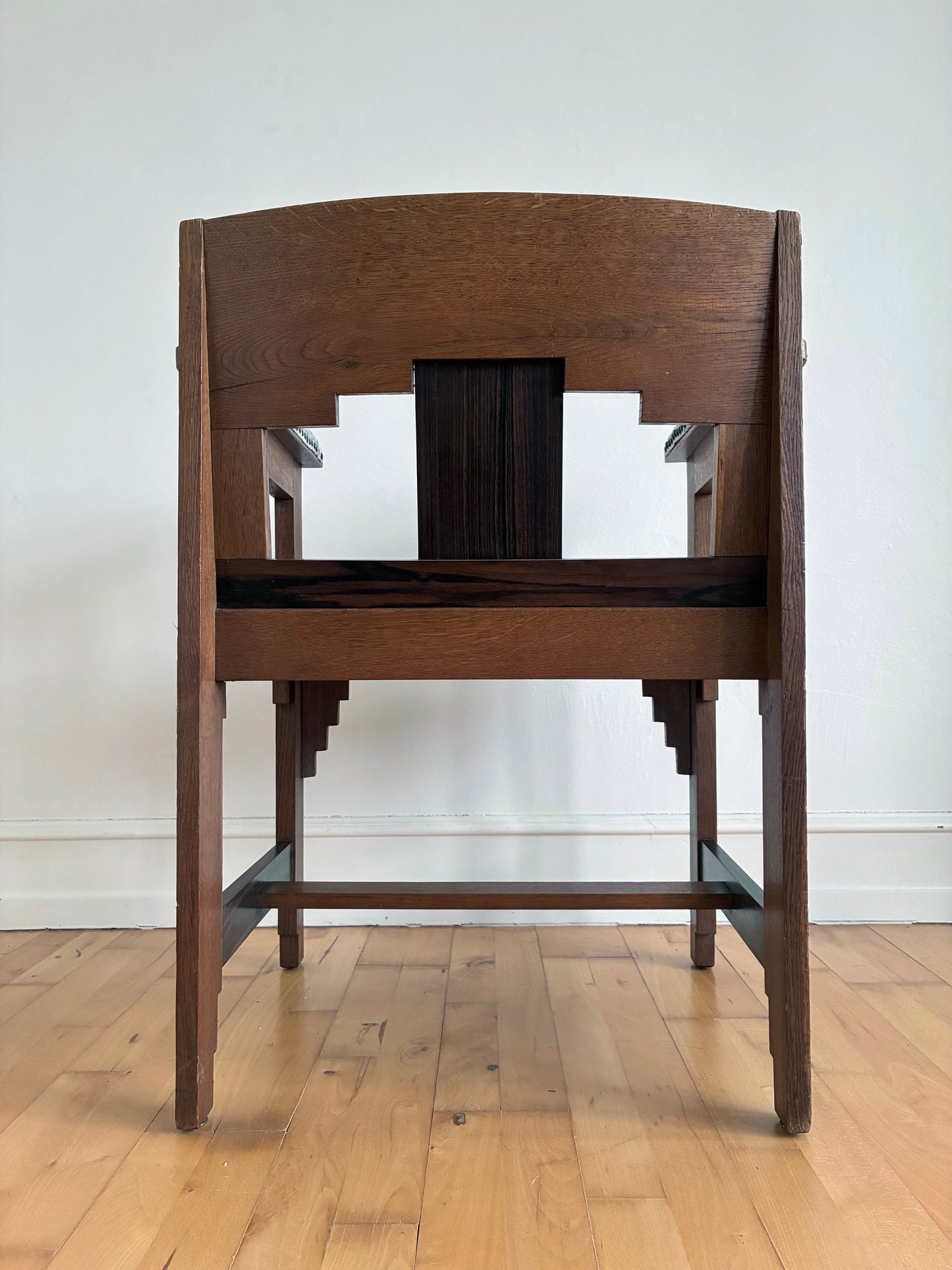 Dutch Art Deco Amsterdam School Armchair, 1920s