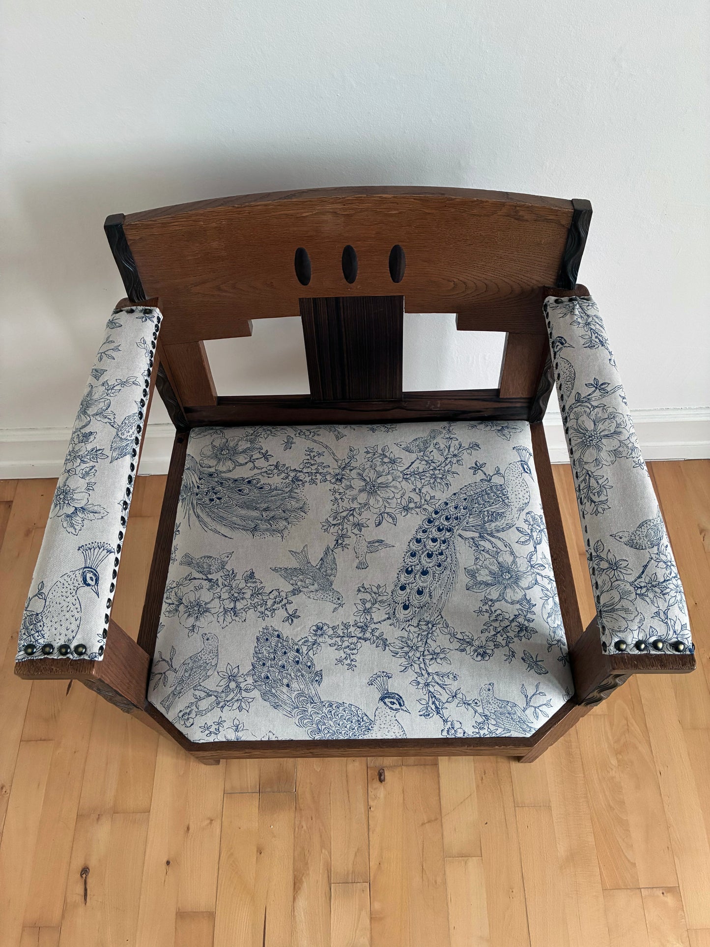 Dutch Art Deco Amsterdam School Armchair, 1920s