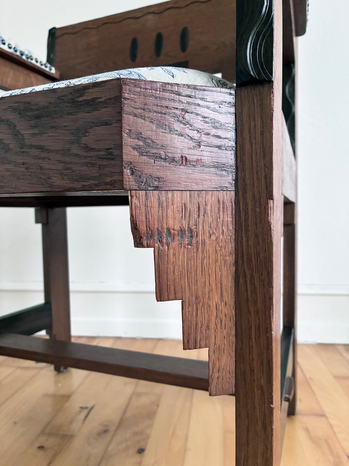 Dutch Art Deco Amsterdam School Armchair, 1920s