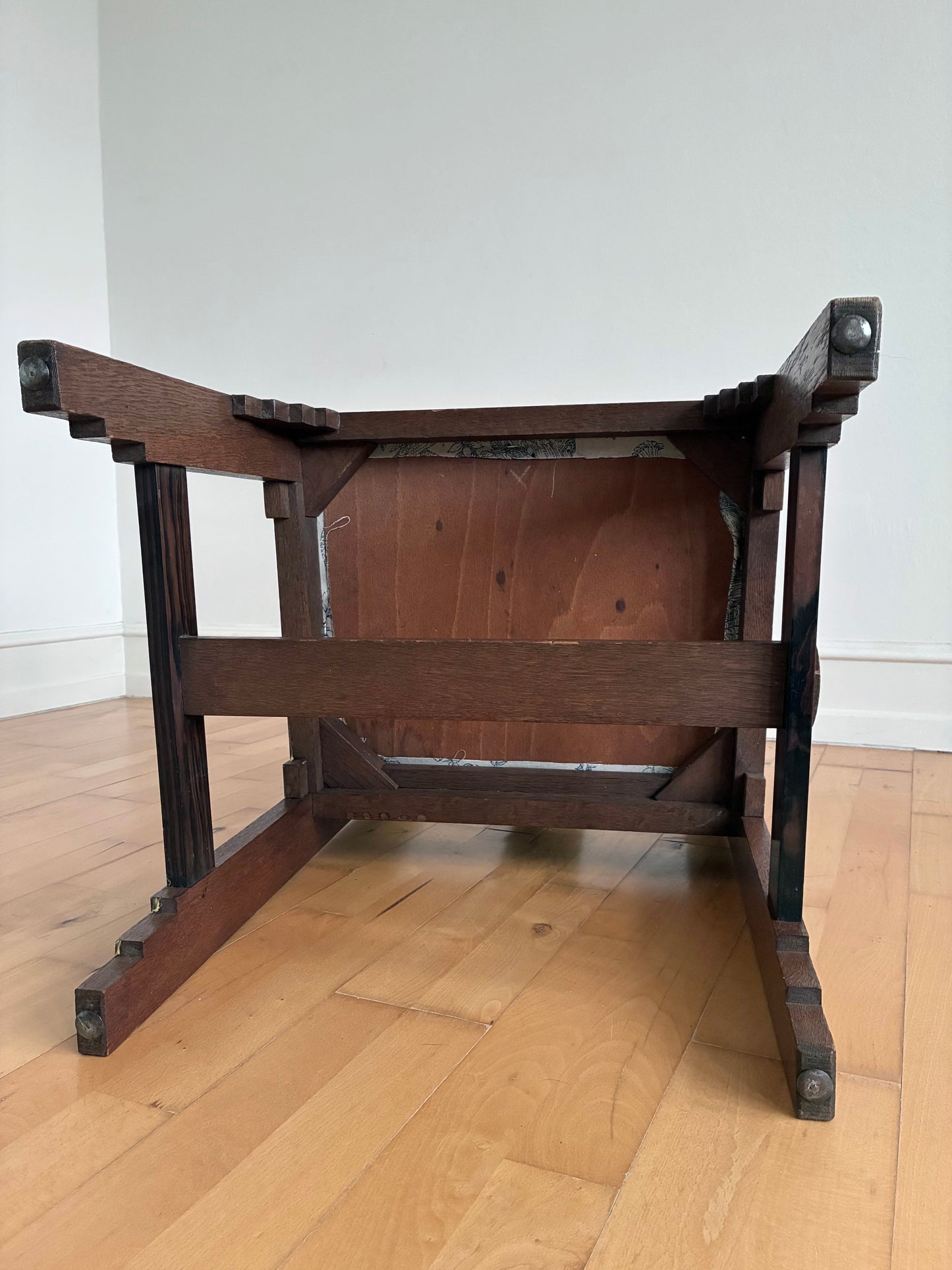 A Pair of Dutch Art Deco Amsterdam School Chairs, 1920s