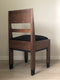 A Pair Oak Art Deco “Haagse School” Chair By H. Fels For L.O.V. Oosterbeek 1920s