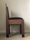 A Pair Oak Art Deco “Haagse School” Chair By H. Fels For L.O.V. Oosterbeek 1920s