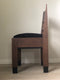 A Pair Oak Art Deco “Haagse School” Chair By H. Fels For L.O.V. Oosterbeek 1920s