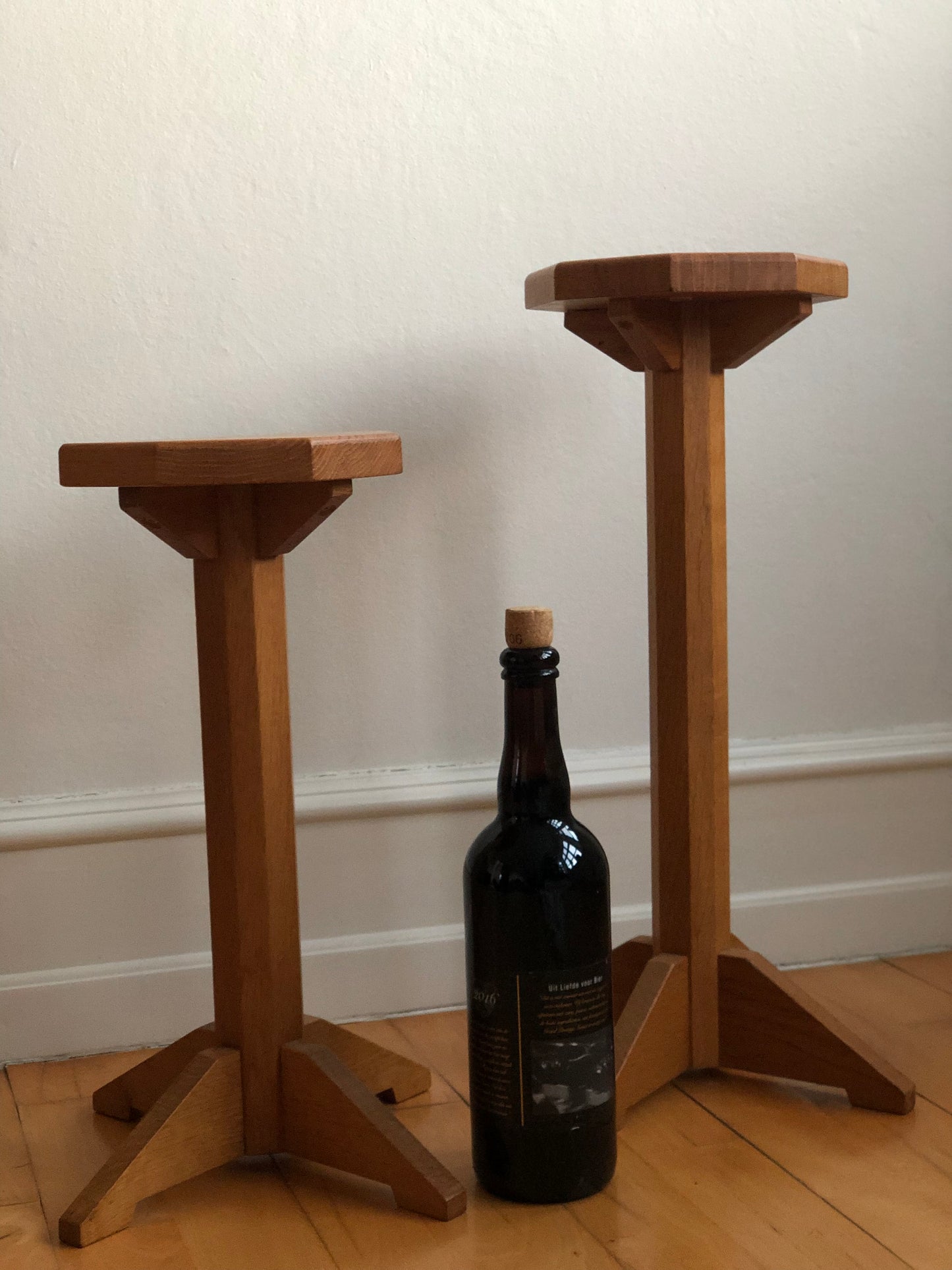Pair Of Vintage Pied de Stalle or Plant Stands The Netherlands