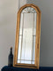 Vintage Giltwood Full Length Facet Cut Mirror Hollywood Regency Belgium