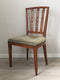 A Pair of Antique Elm Wood Louis XVI Chair 1780