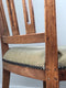 A Pair of Antique Elm Wood Louis XVI Chair 1780