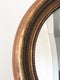 Antique Giltwood Convex Butler Mirror France Late 19th Century