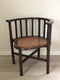 Edwardian Bobbin Arm Chair With Cane Early 20th Century