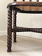 Edwardian Bobbin Arm Chair With Cane Early 20th Century