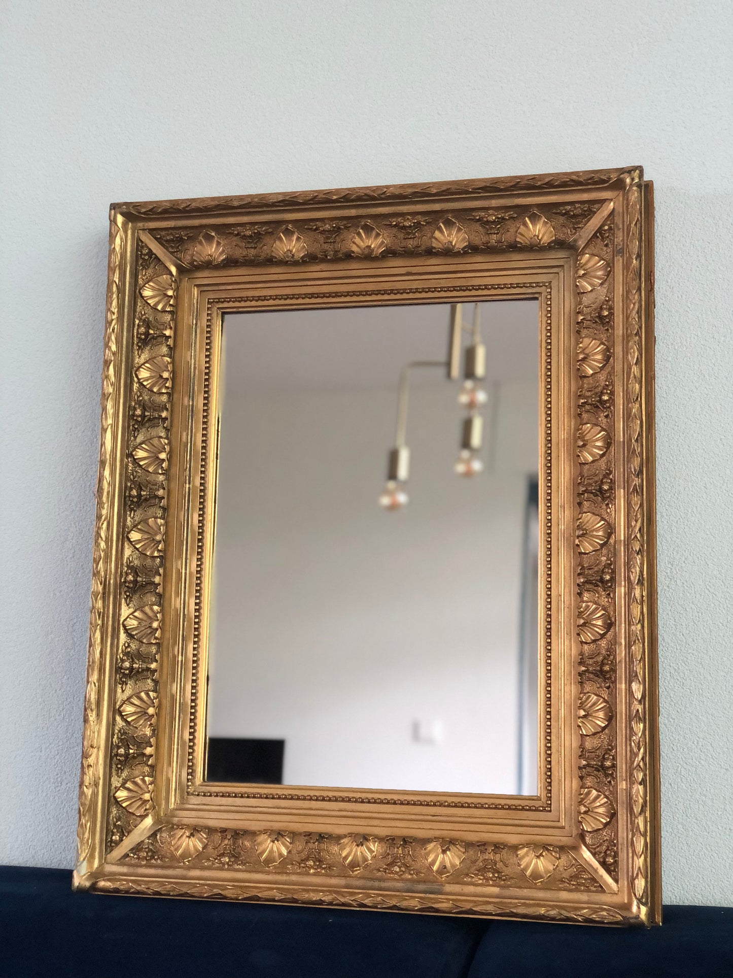 A Pair of Victorian Rich Carved and Detailed Giltwood Mirrors