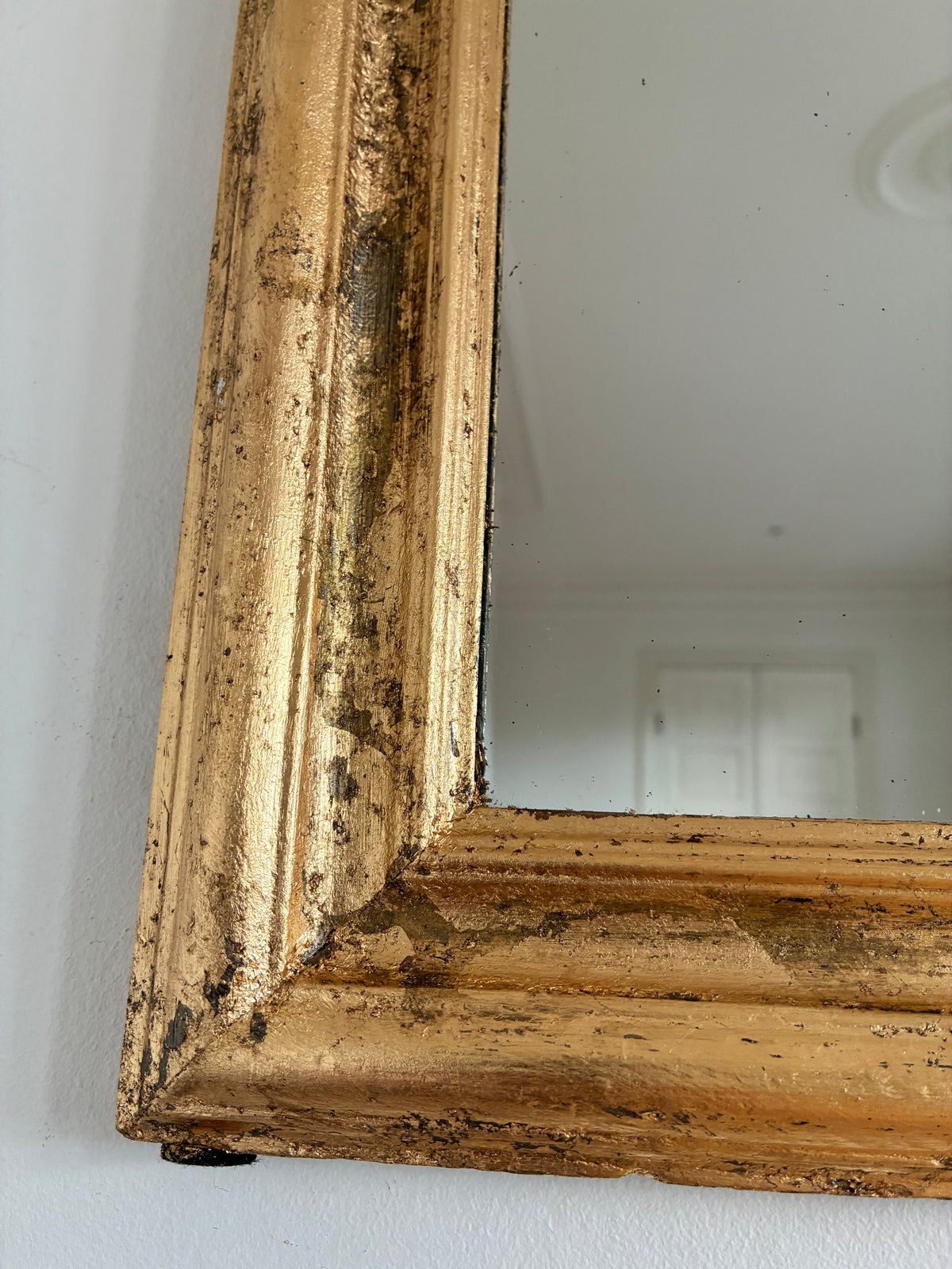 Antique French Louis Philippe Giltwood Mirror – Late 19th Century