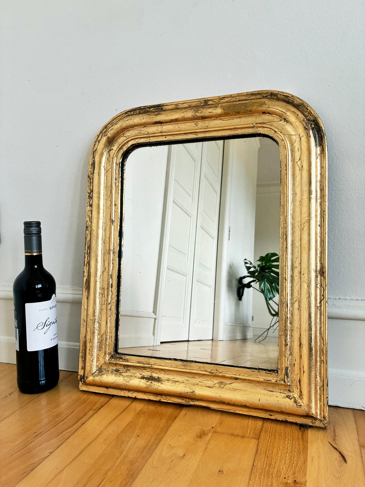 Antique French Louis Philippe Giltwood Mirror – Late 19th Century