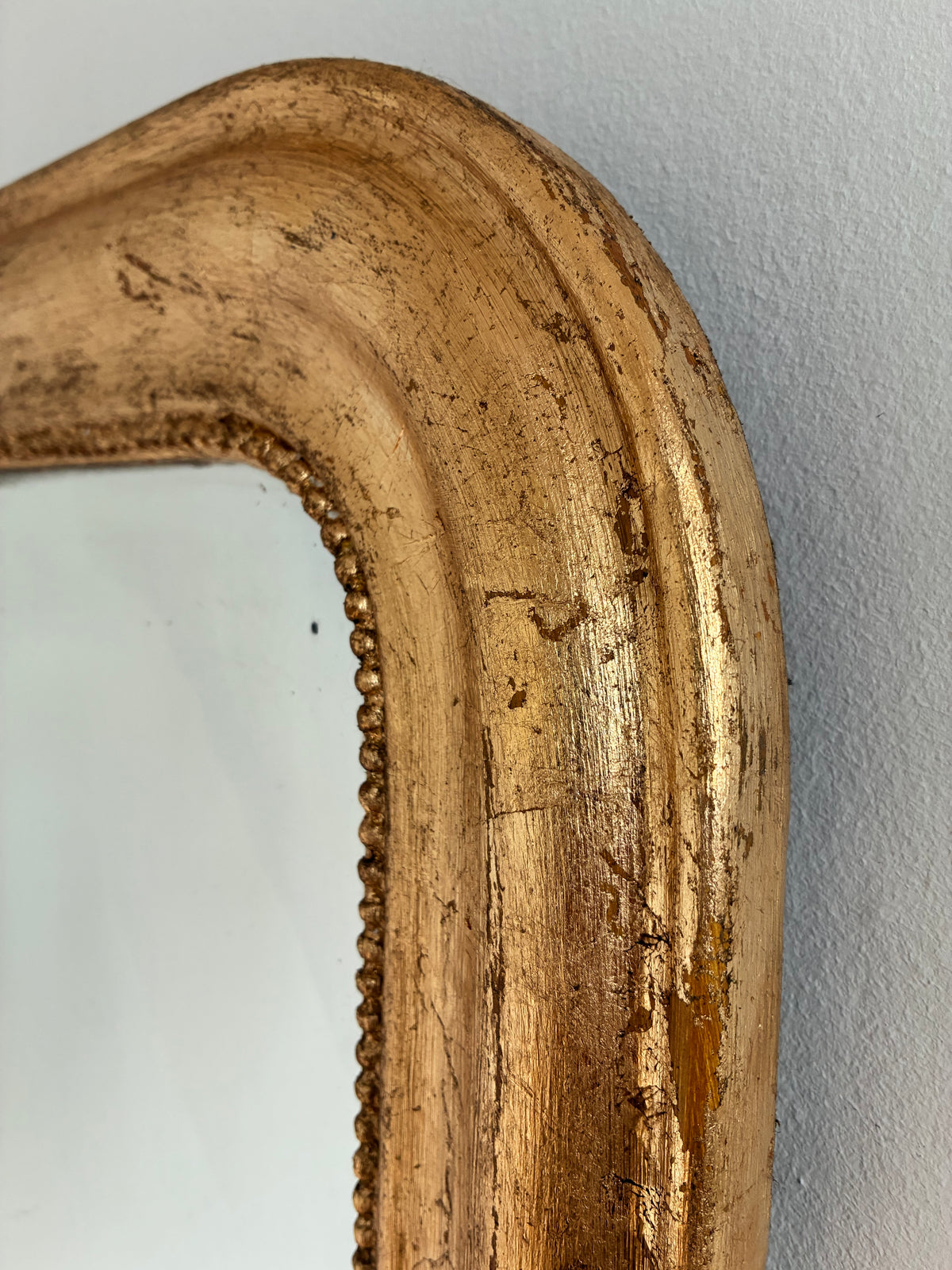 Antique French Louis Philippe Giltwood Mirror – Late 19th Century