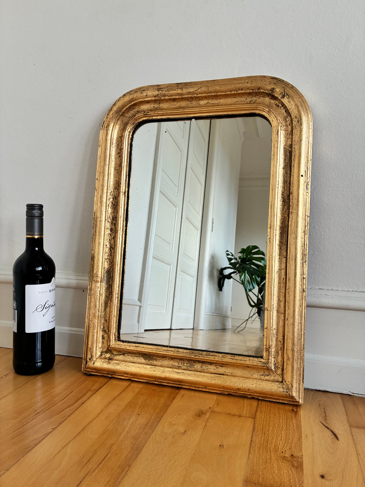 Antique French Louis Philippe Giltwood Mirror – Late 19th Century