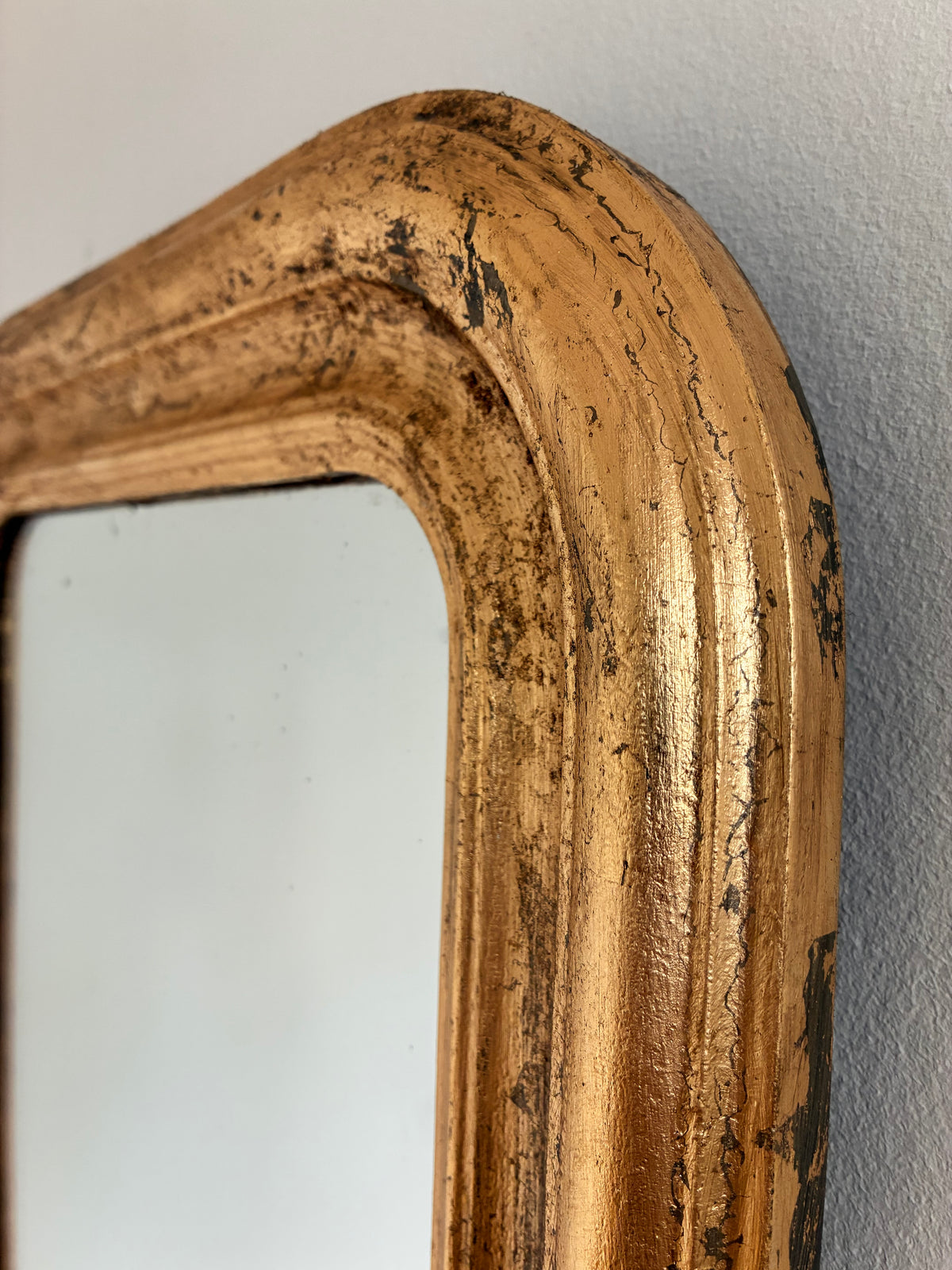 Antique French Louis Philippe Giltwood Mirror – Late 19th Century