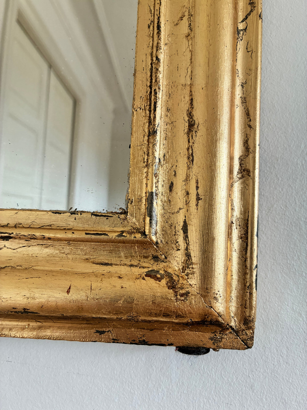 Antique French Louis Philippe Giltwood Mirror – Late 19th Century