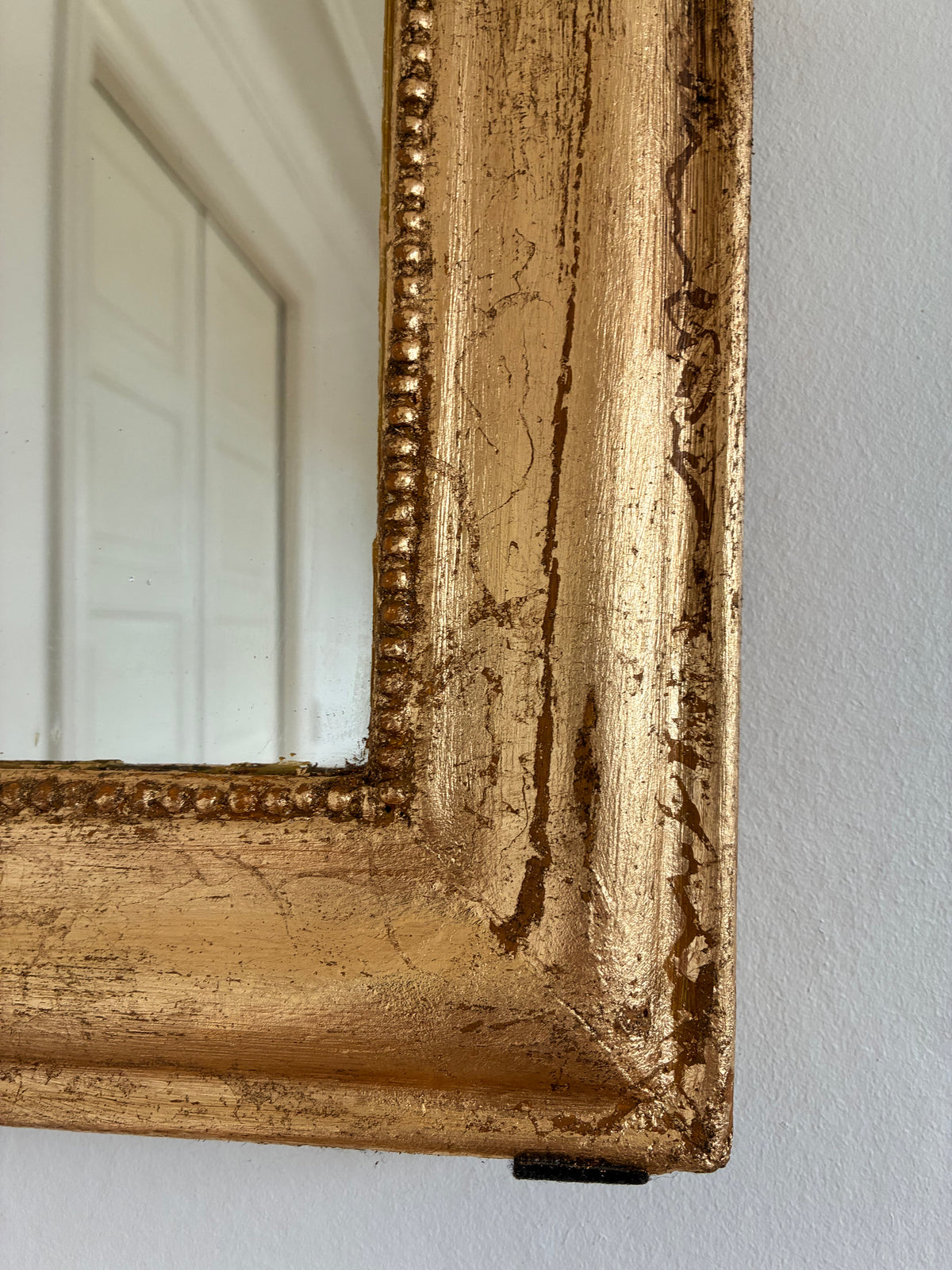 Antique French Louis Philippe Giltwood Mirror – Late 19th Century
