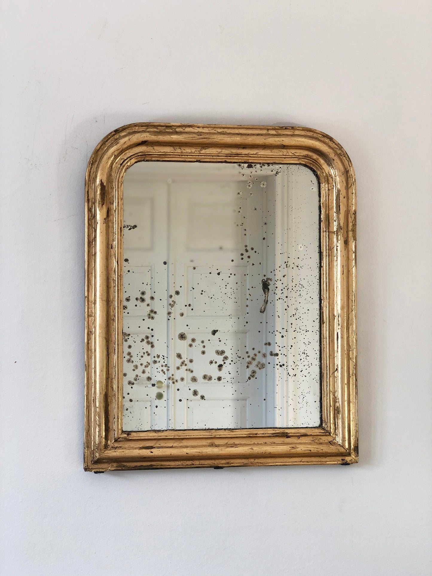 Antique French Louis Philippe Giltwood Mirror – Late 19th Century