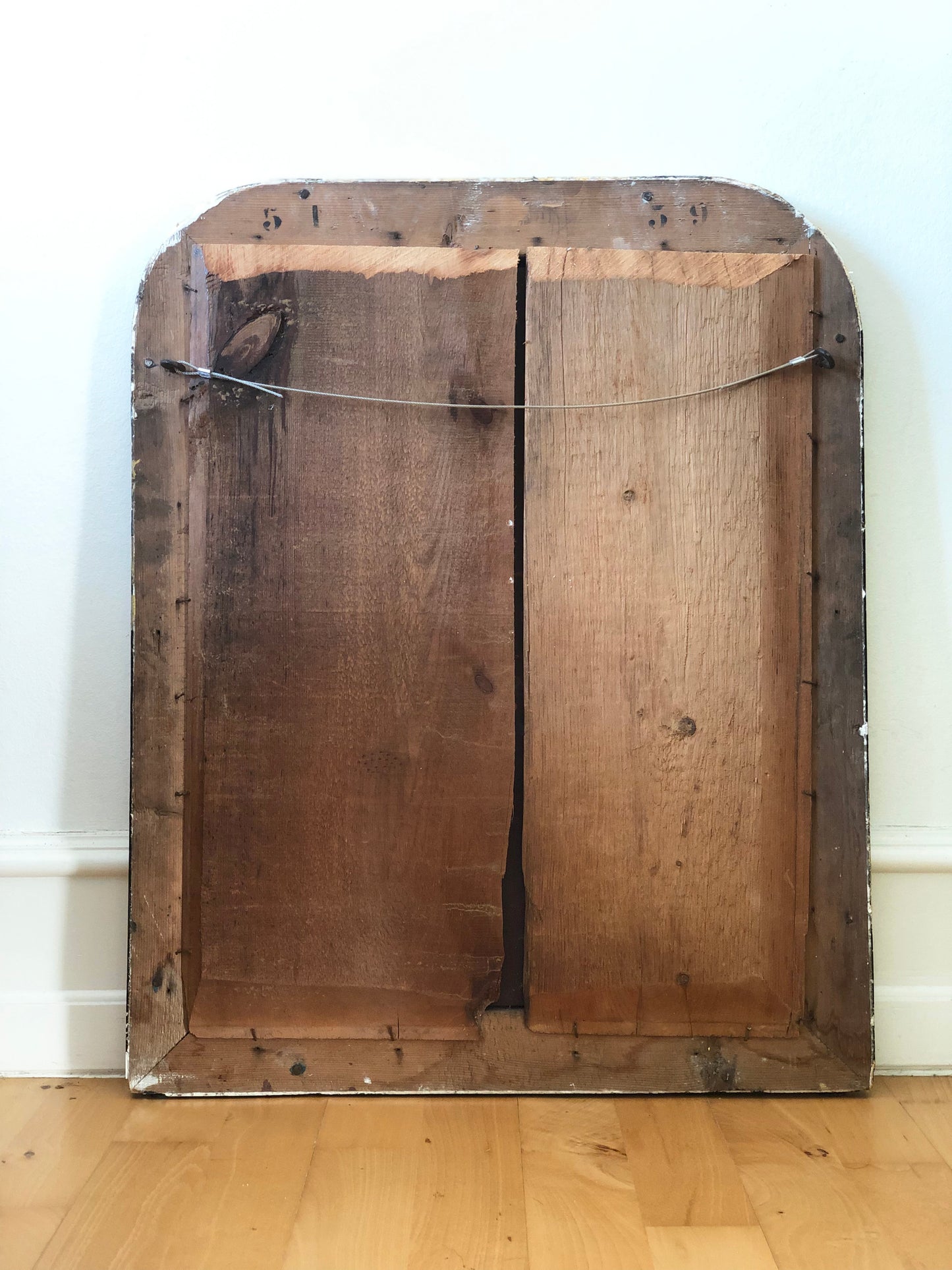 Antique French Louis Philippe Giltwood Mirror – Late 19th Century