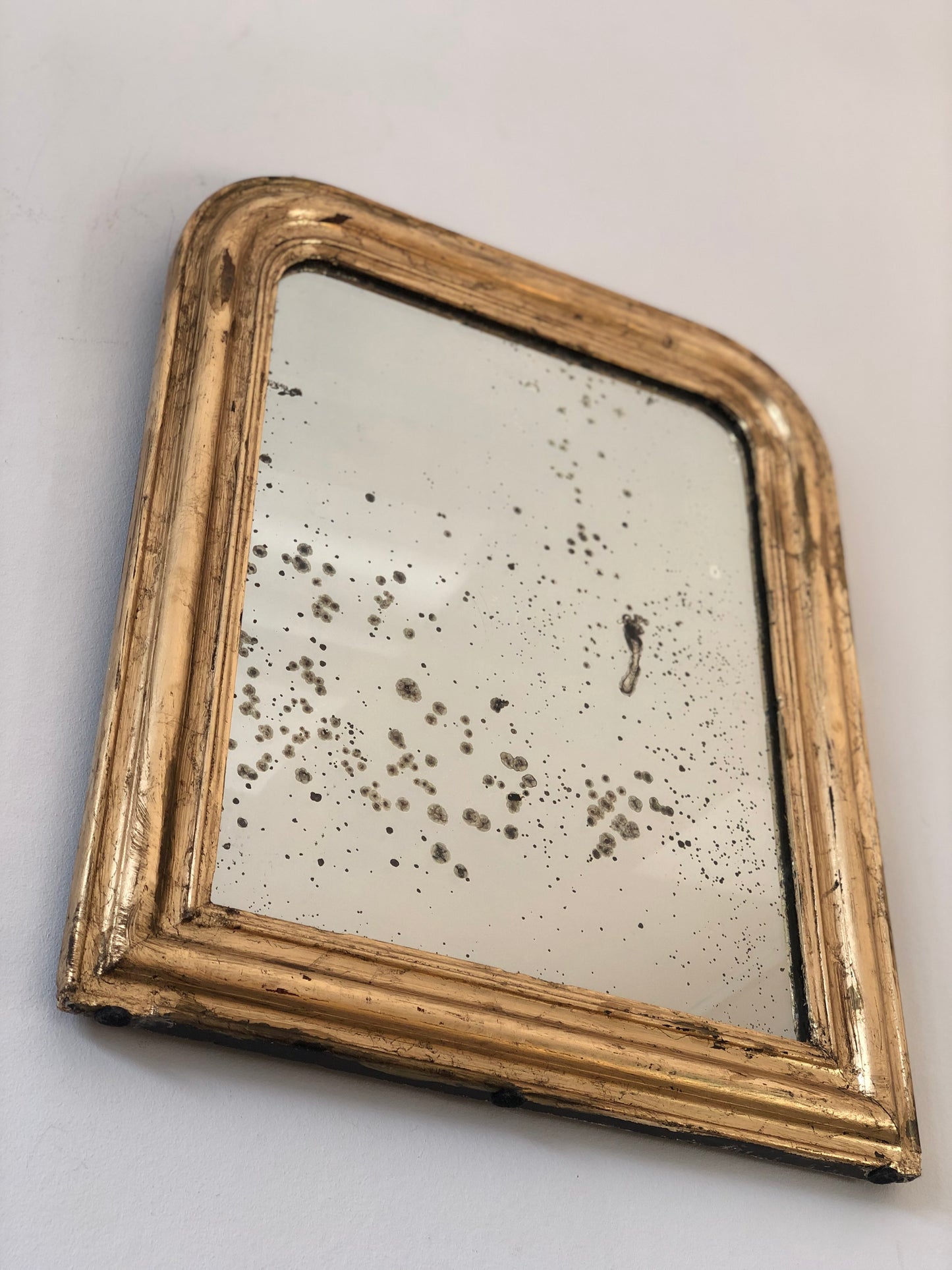 Antique French Louis Philippe Giltwood Mirror – Late 19th Century