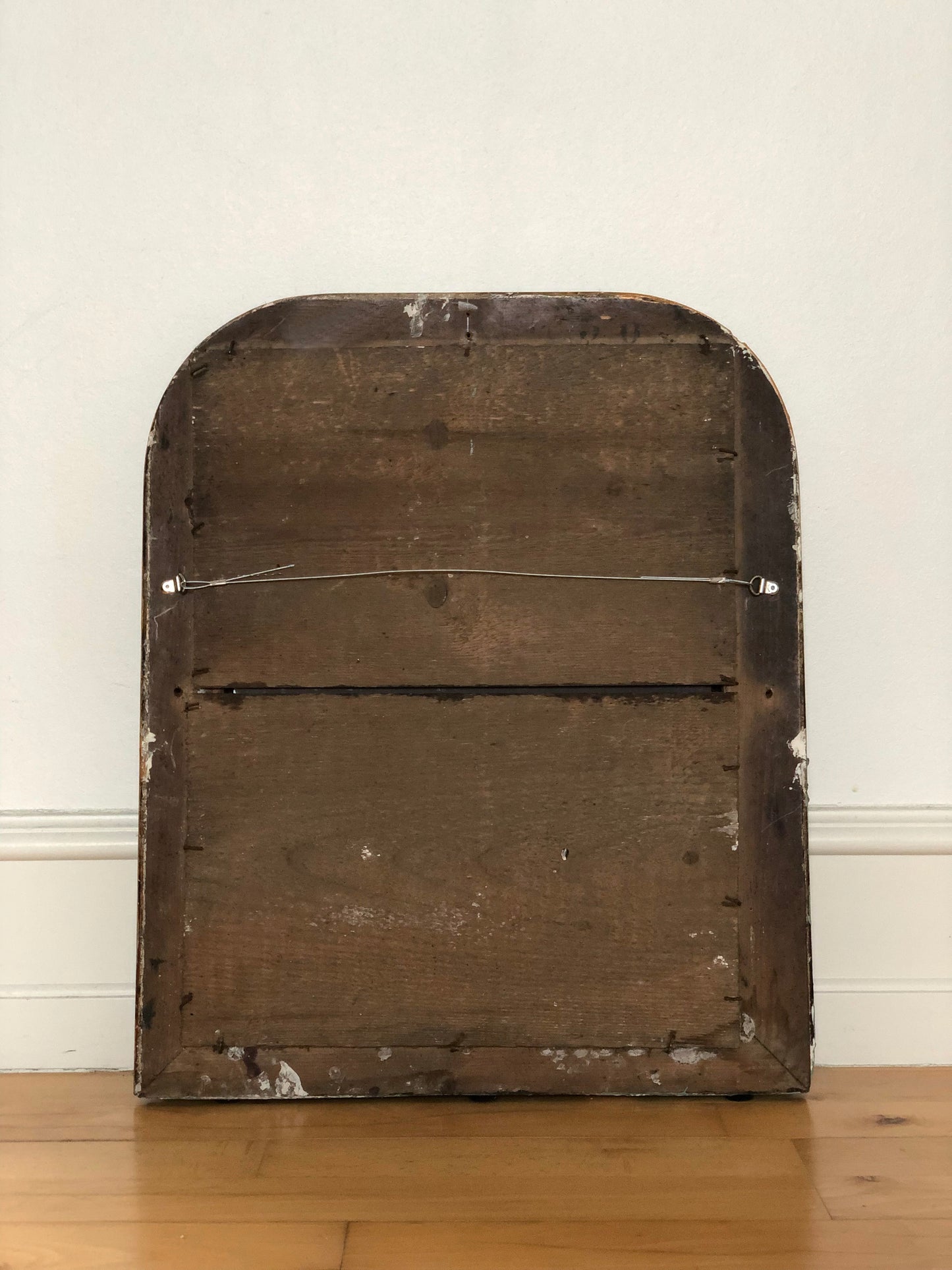Antique French Louis Philippe Mirror – Green and Gold, Late 19th Century