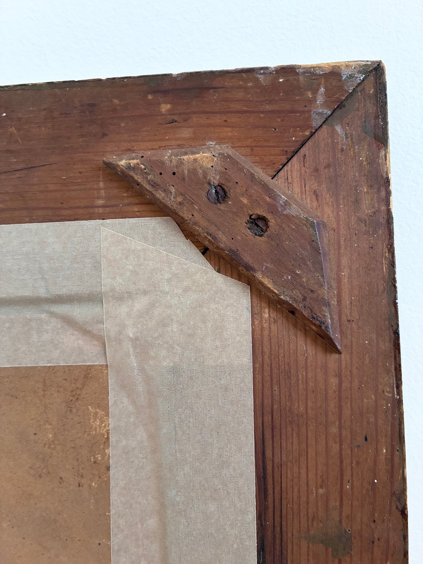 Antique German Biedermeier Wall Mirror, 19th Century
